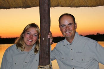 Immer Zeit für ein nettes Selfi bei schönem Sunset.